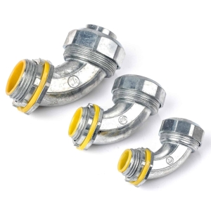 CONECTOR CURVO HERMÉTICO LIQUID TIGHT DE 90° 2» PARA T/FLEXIBE PVC CON UL