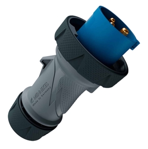 ENCHUFE 16AMP 2P+T 250V AZUL 6H IP67/69 POWERTOP XTRA