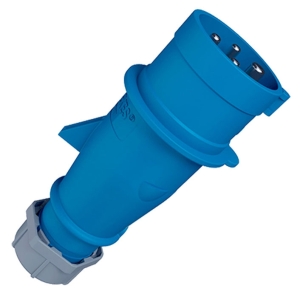 ENCHUFE 16AMP 3P+T 250V AZUL 9H IP44