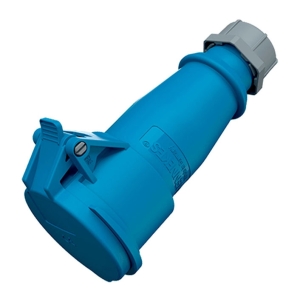 TOMA AEREO 16AMP 3P+T 250V AZUL 9H IP44