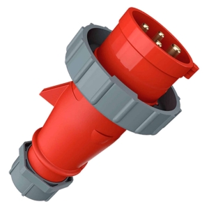 ENCHUFE 16AMP 3P+T 415V ROJO 6H IP67