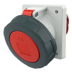 TOMA EMPOTRABLE 63AMP 3P+N+T 415V ROJO 6H IP67