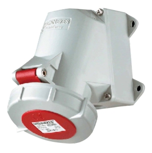 TOMA VISIBLE 32AMP 2P+T 415V ROJO 9H IP67