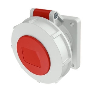 TOMA EMPOTRABLE 32AMP 3P+T 440V ROJO 3H IP67
