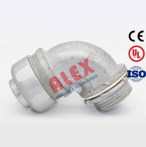 CONECTOR HERMÉTICO LIQUID TIGHT 45º DE 1» HIERRO FUNDIDO