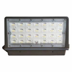 LUMINARIA LED REFLECTOR 45W 120-277V 6500K IP65 GRIS WALL PACK