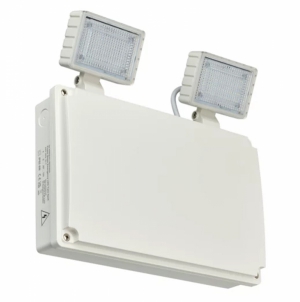 LUZ DE EMERGENCIA LED 2 FAROS 9W 220-240V 6500K 1000LM IP65 IK07 ELB3H CLASE II