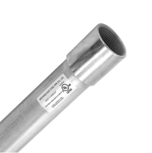 TUBO CONDUIT RIGID 3/4″ DE 3MTS C/UNIÓN GALVANIZADO EN CALIENTE CON UL E308290; MODELO: WFG