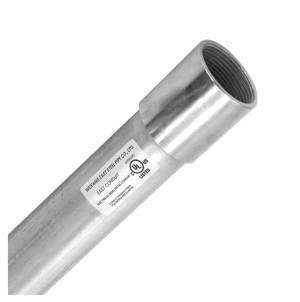 TUBO CONDUIT RIGID 1″ DE 3MTS C/UNIÓN GALVANIZADO EN CALIENTE CON UL E308290; MODELO: WFG