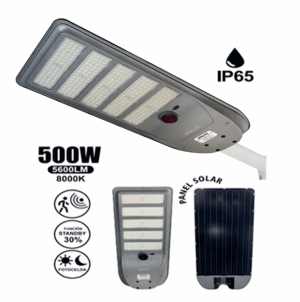 LUMINARIA SOLAR LED 500W 7000-8000K 5600LM IP65 P/PASTORAL