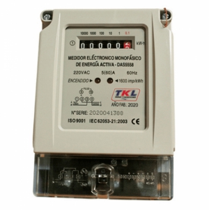 MEDIDOR ELECTRONICO MONOFASICO 2 HILOS 220V 5(60)A