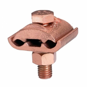 CONECTOR MECANICO GC2626 PUESTA A TIERRA 2 TAPAS 2 VÍAS P/CABLE 4 AWG-2/0 AWG BURNDY